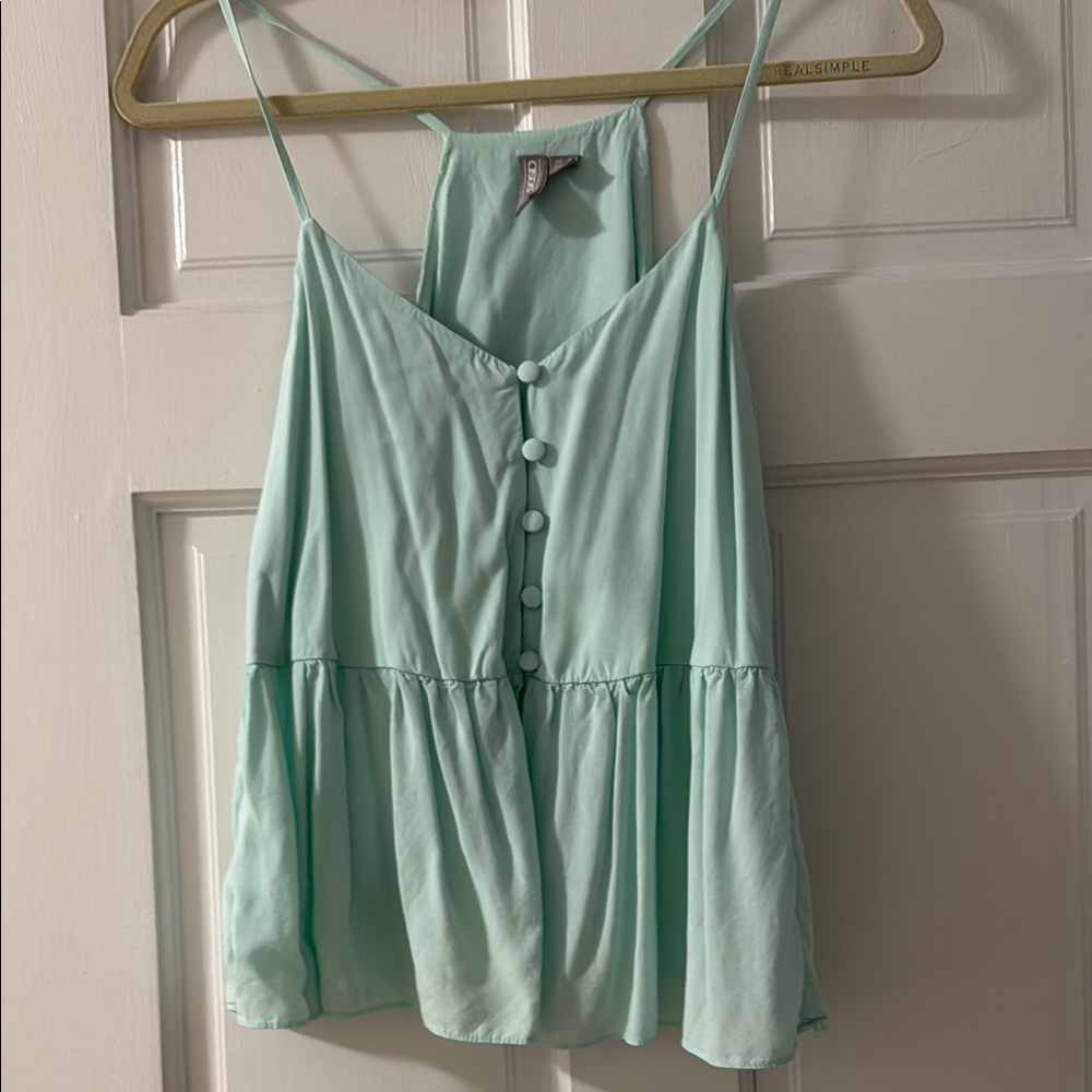 Mint Green Sleeveless Top